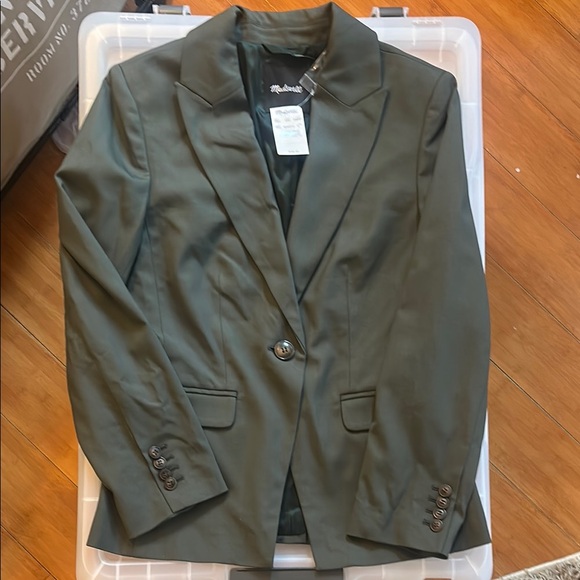 Madewell Jackets & Blazers - Madewell Olive Green Blazer